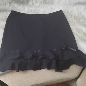 Like new vintage black frilly skirt